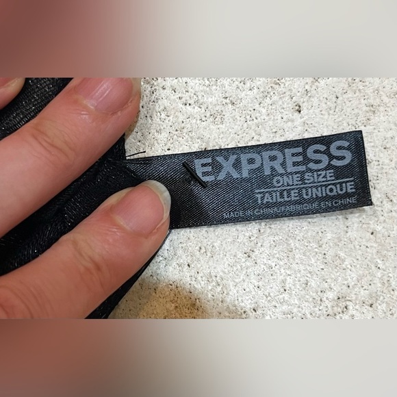 NWT Black Sparkle Infinity Linen multi-use Wrap - Picture 6 of 6